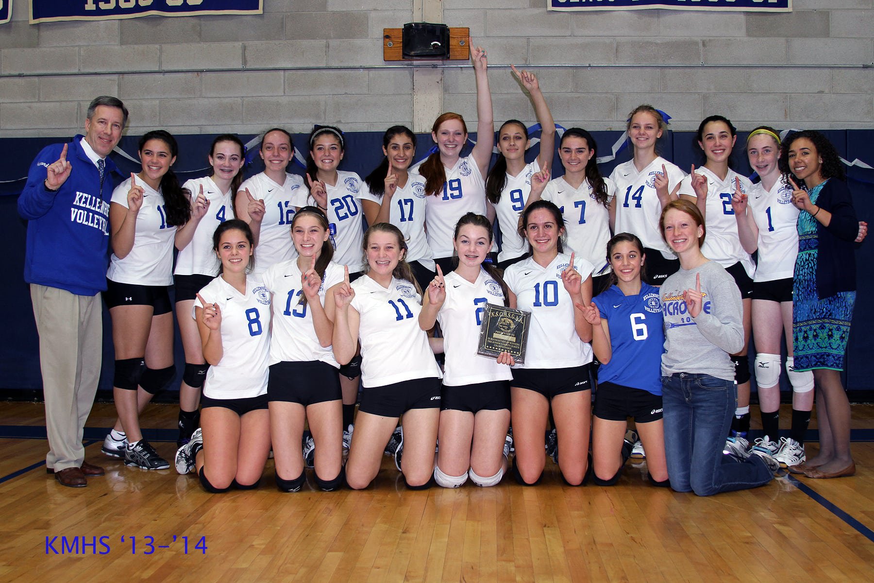 JV Volleyball Undefeated Championship Season Kellenberg Memorial High